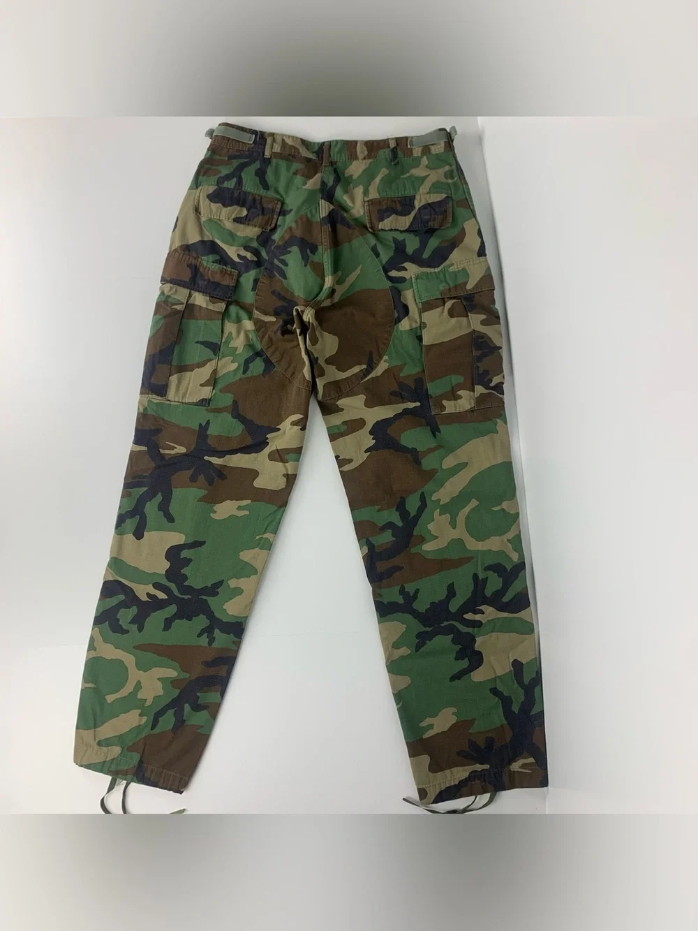 US Army Camo Pants Camouflage Woodland Combat Trousers Military Medium Long